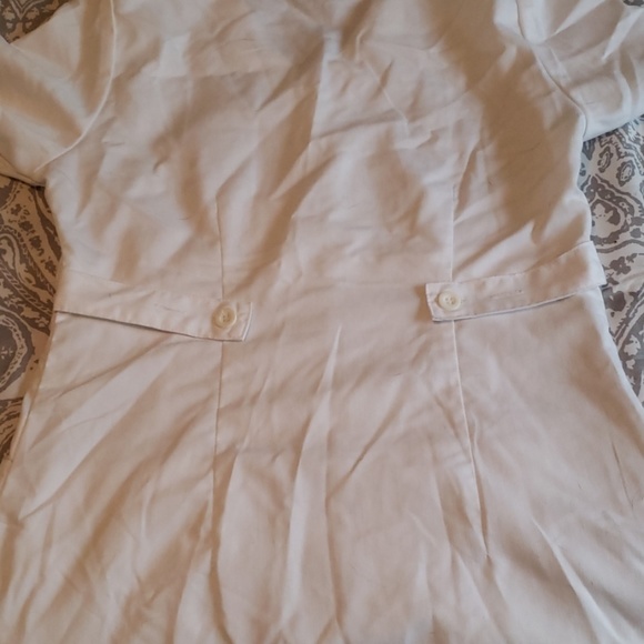 White scrub top - Picture 2 of 2